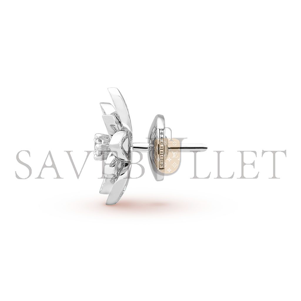 V*N CL*F arpels lotus openwork earrings mini model vcarp0zv00